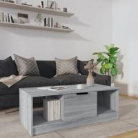 Salontafel 102x50x36 cm bewerkt hout grijs sonoma eikenkleurig