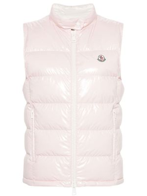 Moncler gilet matelassé Alcibia - Rose