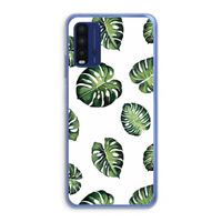 Tropische bladeren: Xiaomi Redmi 9T Transparant Hoesje