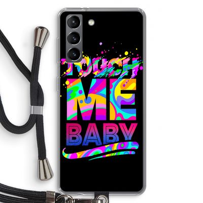 Touch Me: Samsung Galaxy S21 Transparant Hoesje met koord