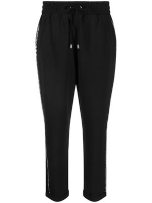 LIU JO pantalon de jogging à détails contrastants - Noir