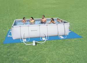 Bestway Flowclear ondertegels voor zwembad blauw 50x50x0.4