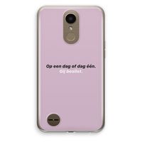gij beslist: LG K10 (2017) Transparant Hoesje