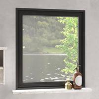 VidaXL Insectenhor voor ramen magnetisch 130x150 cm antracietkleurig