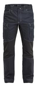 Blåkläder 1459 service werkbroek denim stretch - blauw/zwart maat 48