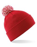 Beechfield CB450 Snowstar® Beanie - Classic Red/White - One Size