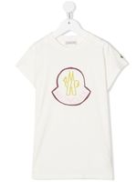 Moncler Enfant t-shirt à logo imprimé - Blanc