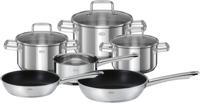 Rosle Pannenset Moments - Kookpannen + Deksels, Steelpan & Koekenpannen ø 20 & 28 cm - 6 Delig