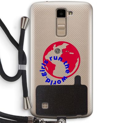 Run The World: LG K10 (2016) Transparant Hoesje met koord