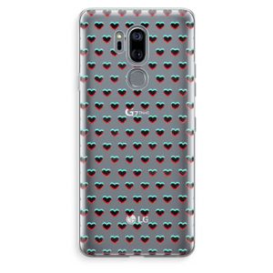 Hartjes: LG G7 Thinq Transparant Hoesje