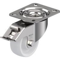 Blickle LEX-PO 75XR-FI Zwenkwiel met rem Wieldiameter: 75 mm Draagvermogen (max.): 150 kg 1 stuk(s)