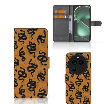 Telefoonhoesje | Met pasjeshouder | voor OPPO Find X6 Pro Snakes