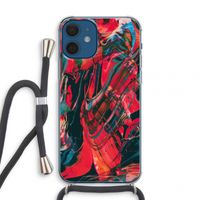 Endless Descent: iPhone 12 mini Transparant Hoesje met koord