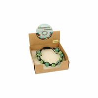 Edelstenen Shamballa Armband Aventurijn Groen (Model 2) - thumbnail