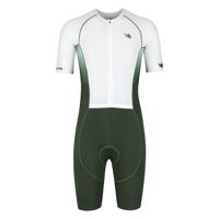 BTTLNS Nemean 1.0 pro aero trisuit korte mouw Guardian Green/Pearl White heren