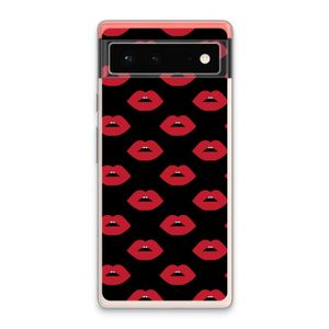 Lips: Google Pixel 6 Transparant Hoesje