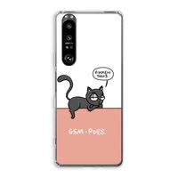 GSM poes: Sony Xperia 1 III Transparant Hoesje