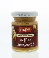 Bonen spread a la fijne leverworst vegan bio