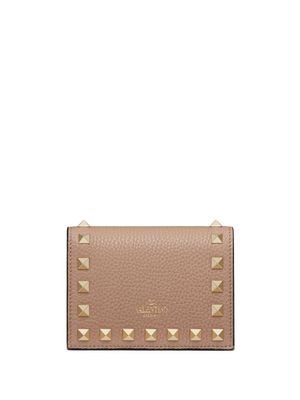 Valentino Garavani portefeuille Rockstud - Rose