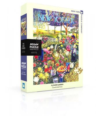 New York Puzzle Company Bloementuin - 1000 stukjes