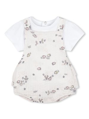 Kenzo Kids trousseau de naissance à imprimé graphique - Tons neutres