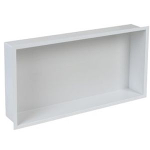 Plieger Inbox inbouwnis met flens 60x30x7.5cm waterproof wit 4330046