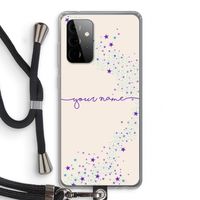 Sterren: Samsung Galaxy A72 5G Transparant Hoesje met koord