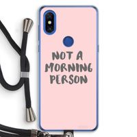 Morning person: Xiaomi Mi Mix 3 Transparant Hoesje met koord