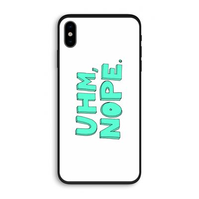 UHM, NOPE.: iPhone X Biologisch afbreekbaar hoesje