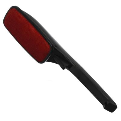 5Five Kledingborstel - zwart/rood - inklapbaar - 33 cm - ontpluizer - pluizenverwijderaar