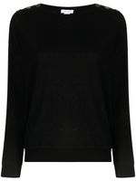 ERES pull à détails boutonnés - Noir