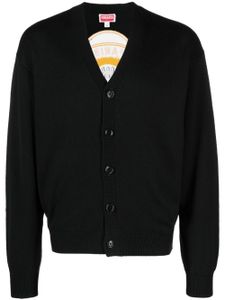 Kenzo cardigan Boke à broderies - Noir