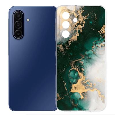 TPU Hoesje Samsung Galaxy A17 - Marmer Groen Backcover TPU Hoesje Samsung Galaxy A17 - Marmer Groen Backcover
