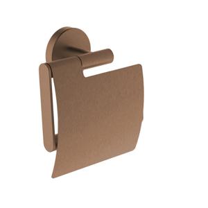 Toiletrolhouder BWS Mark Met Klep Geborsteld Brons Koper Boss & Wessing