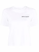 Palm Angels t-shirt en coton à logo imprimé - Blanc