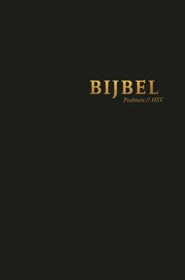 Bijbel (HSV) met psalmen - 14 x 21 hardcover zwart (Hardback)
