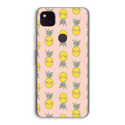 Ananas: Google Pixel 4a 5G Transparant Hoesje