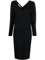 Stella McCartney robe courte en maille - Noir - thumbnail