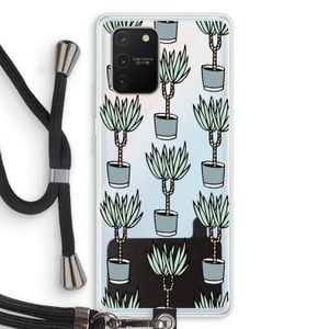 Boompje: Samsung Galaxy S10 Lite Transparant Hoesje met koord