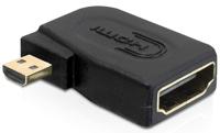 Delock High Speed HDMI Adapter met Ethernet - Micro D male > A female - thumbnail