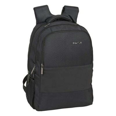 Rugtas voor Laptop en Tablet met USB Uitgang Safta 15,6'' Zwart 30 x 43 x 16 cm