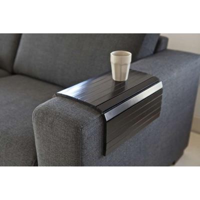 Leen Bakker - WOOOD Dienblad Butler - 36x45 Cm - Berkenhout - Zwart