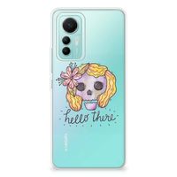 Silicone Back Case Xiaomi 12 Lite Boho Skull