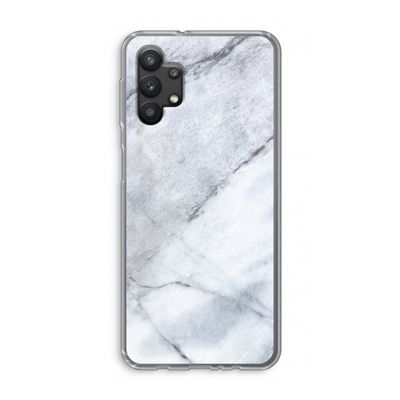 Witte marmer: Samsung Galaxy A32 5G Transparant Hoesje