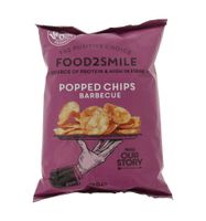 Popped chips barbeque