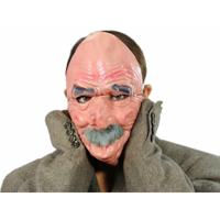 Latex carnaval verkleed masker Abraham pop - oude man/opa - volwassenen