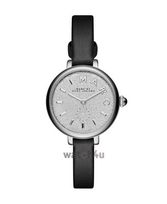 Horlogeband Marc by Marc Jacobs MJ1422 Leder Zwart 8mm