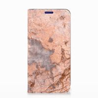 Samsung Galaxy S10e Standcase Marmer Oranje