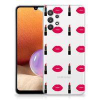 Samsung Galaxy A32 4G | A32 5G Enterprise Editie TPU bumper Lipstick Kiss - thumbnail