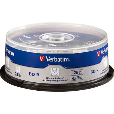 M-DISC BD-R 4x 25 GB Blu-ray media